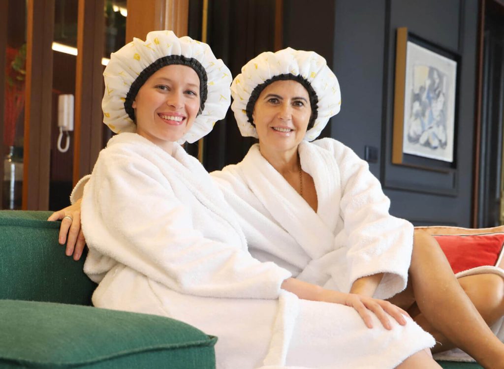 Gorro térmico Ybera Paris para la potenciación de los efectos de la mascarilla Ybera Paris gorro térmico