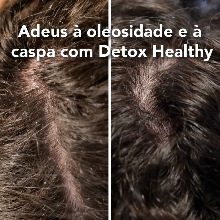 Antes e depois do pack Detox Healthy