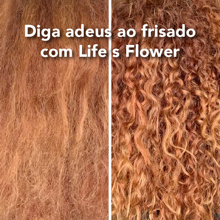 Antes e depois do pack Life´s Flower